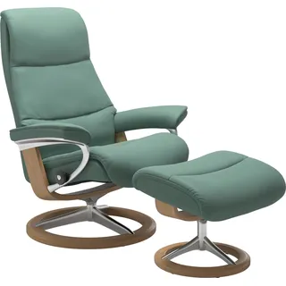 Stressless Stressless® Fußhocker »View«, mit Signature Base,Gestell Eiche grün