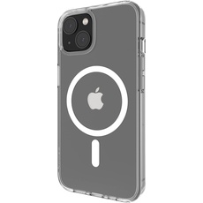 Belkin MagSafe-kompatible Hülle für das iPhone 13 mit antimikrobieller Beschichtung, integrierten Magneten, UV-beständigen Materialien und erhöhten Rändern zum Schutz der Kamera - durchsichtig