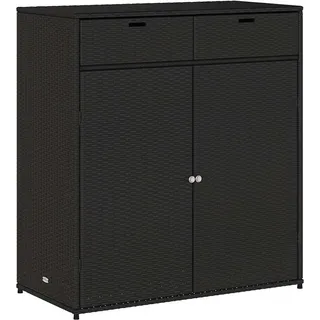 vidaXL Auflagenbox 105 x 55 x 113 cm Schwarz