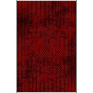 Mani Textile Teppich FISUN Rot, Maße: 200 x 300 cm