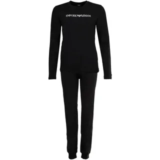 Emporio Armani Schlafanzug »Pyjama Everyday Cotton«, schwarz