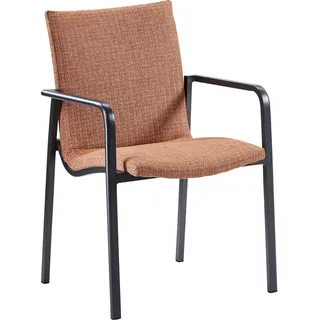 BEST Freizeitmöbel Positano Sessel 57 x 59 x 65 cm grau/grün/orange/rot 4 St.