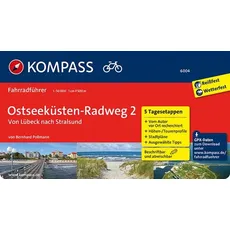 KOMPASS Fahrradführer Ostseeküsten-Radweg 2, von Lübeck nach Stralsund