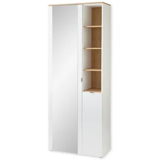 Innostyle BARI Garderobenschrank 78x202x38 cm weiß