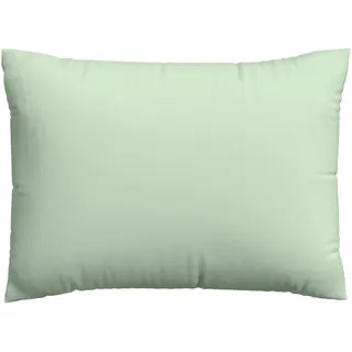 Schlafgut Kopfpolsterbezug , Hellgrün , Textil , Uni , 70x90 cm , Grüner Punkt, Textiles Vertrauen - Oeko-Tex®, AZO-frei, Oeko-Tex® Made IN Green , bügelleicht, bügelfrei , Heimtextilien, Bezüge, Polsterbezüge