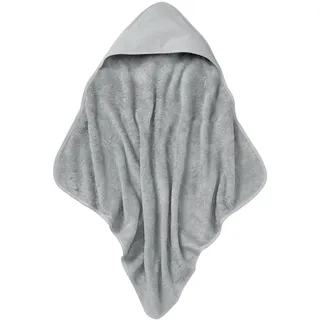 Rotho Babydesign Baby-Kapuzenhandtuch - Babykapuzenhandtuch - Kaputzenhandtuch - Babytuch - Babyhandtuch - Kinderhandtuch - grau