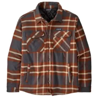 Patagonia M's LW Insulated Fjord Flannel Shirt - Warmes Hemd mit Kunstfaserisolation - Ashore Ink Black - L