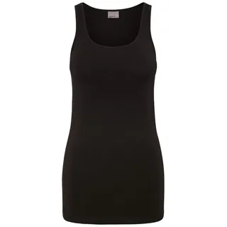 VERO MODA Damen Tank Top VMMaxi My Soft Long Basic Damentop 10185110 Black S