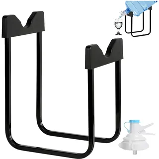 Kanisterhalter für 3-5 Gallonen – Standfuß aus Eisen für Wasserspender | Stabiler Flaschenhalter für Küche, Büro, Trinkstationen und Camping
