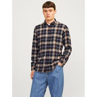 Jack & Jones Langarmhemd »JJJOSHUA FALL FLANNEL SHIRT LS«, bunt