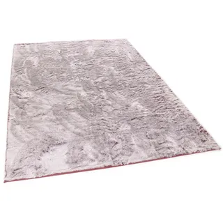 Tom Tailor HOME Fellteppich »Furry« rechteckig 25 mm Höhe Kunstfell, Hochflor, extrem weiche Haptik, lila