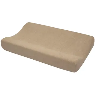 Meyco Baby Wickelauflagenbezug 50x70cm Frottee Spannlaken Taupe | Baumwoll-Mix - Wickelunterlage - Oeko Tex zertifiziert - kuschelig weich & hautfreundlich - waschbar & trocknergeeignet