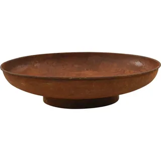 Feuerschale 80 cm Stahl - Braun