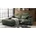 Sofa LOLA Ecksofa Leder moosgrün mit motorischer Relaxfunktion Recamiere links