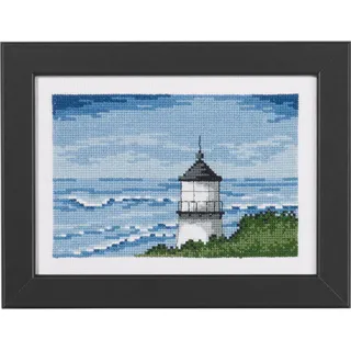 Permin Kreuzstich-Set "Leuchtturm", Zählmuster, 18x13cm, 13-0167