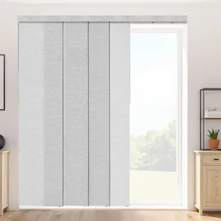 Vevor Flächenvorhang Schiene 116 x 243 cm Grau