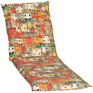 BEO Liegenauflage 191 x 58 x 8 cm orange rot weiß 1 St.