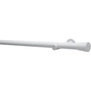 GARDINIA Vorhangstange Korfu 1-läufig Ø 28 mm 160 cm Weiß