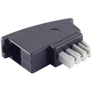 ShiverPeaks Fax Adapter [1x TAE-N-Stecker - 1x RJ11-Buchse 6p4c] Schwarz