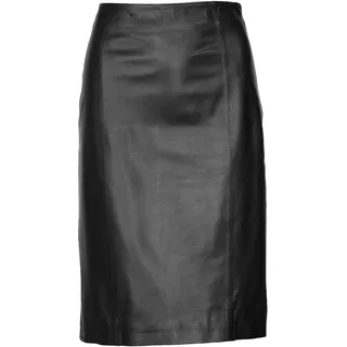 Lederrock JCC "Rock 3102227", Damen, Gr. 40, schwarz, Obermaterial: 100% Schafsleder sheepskin. Futter: 100% Baumwolle CO., Röcke Lederrock