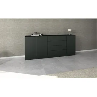 borchardt Möbel Sideboard »Vaasa« Breite 190 cm schwarz