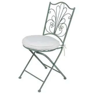 Auflage Elfenbein Ø39cm Sitzkissen Polsterauflage Stuhlkissen Gartenstuhlauflage