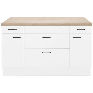 OPTIFIT Kücheninsel Elga 160 x 95 cm weiß