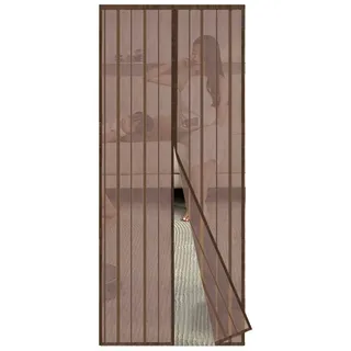 Sekey Fliegengitter Tür 140 x 240 cm Braun
