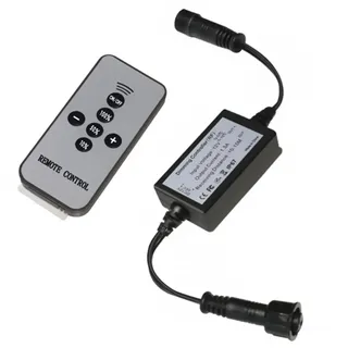 Arotelicht 12V LED Dimmer 2Pin IP67 Wasserdicht für Bodeneinbaustrahler | Einbauleuchte Aussen Mit RF Fernbedienung 10-15M, DC 12V