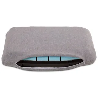 eloneo Nackenstützkissen 56 x 10 x 37 cm Grau