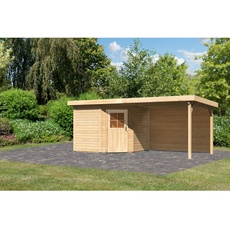 Bild Gartenhaus Neuruppin 2 inkl. Dachüberstand) – beige