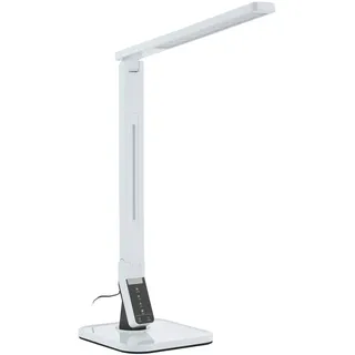 Lindby LED Tischlampe Eleni dimmbar (Modern) in Weiß (1 flammig,) - Tischleuchte Schreibtischlampe Nachttischlampe Arbeitszimmerleuchte