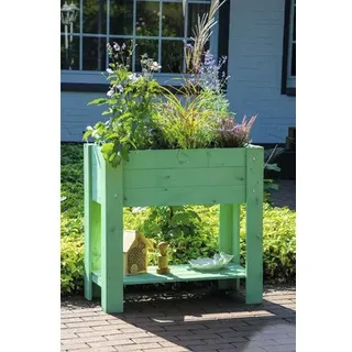 Hochbeet auf Stelzen dobar 80,3 x 40 x 78,4 cm mintgrün