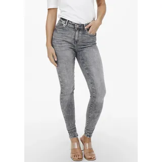 Only Damen Onlpower Mid Push Up SK Azg937 Noos Jeans Grey Denim, S EU