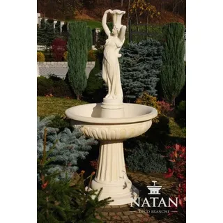 Springbrunnen Froschbrunnen Brunnen 184cm Steinbrunnen Gartenbrunnen Fontaine