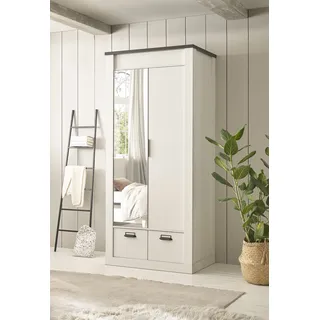 Home Affaire SHERWOOD Wäscheschrank 93 x 63 x 209 cm weiß