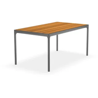 Houe Four Gartentisch 160 x 90 x 74 cm Braun/Grau