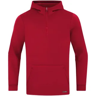 Jako Pro Casual Kapuzenpullover Herren Chili Rot/Weiß M