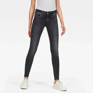 G-star Lynn Mid Waist Super Skinny Jeans - Dusty Grey - 24 - 32