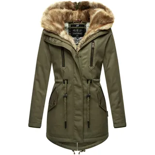 Navahoo Winterjacke »Navahoo Diamond Damen Winterjacke grün