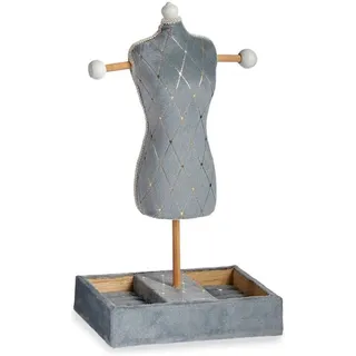 Gift Decor Schmuckkästchen, Samt, Holz, 12 x 40 x 24 cm