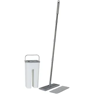 JE CHERCHE UNE IDEE, ME0046, 6-Liter-Wringeimer mit Besen, Vielseitigkeit und Effizienz, optimale Kapazität, ergonomisches Design, langlebige Materialien, einfache Wartung