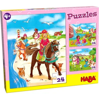 Haba Puzzles Pferdefreundinnen