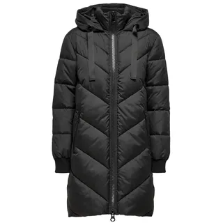 Jdy Jdyskylar PADDED HOOD JACKET OTW Noos, Schwarz, S