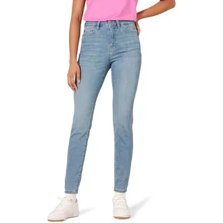 Amazon Essentials Damen Skinny-Jeans mit Hohem Bund, Helle Waschung, 40 Kurz