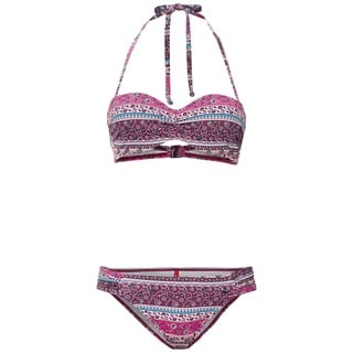 s.Oliver RED LABEL Beachwear LM Damen Dream Bikini-Set, pink Bedruckt, 34 B