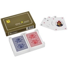 Modiano 300454 Poker Spielkarten, Golden