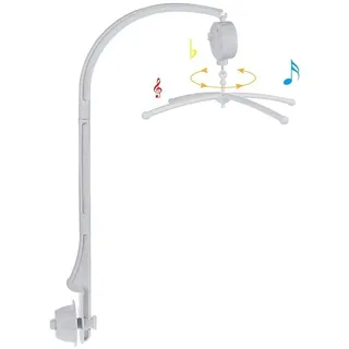 JZK Baby Spieluhr Musik mobile Traumbärchen Mobile mit Halter Arm Halterung für Babybett und Kinderbett