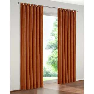 Vorhang WIRTH "Trondheim 328 g/m2" Gr. 11, rot (rotbraun), B:172cm H:245cm, Chenille, Polyacryl, Gardinen, Vorhang