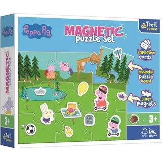 TREFL Magnetisches Puzzlespiel Pepin Pig